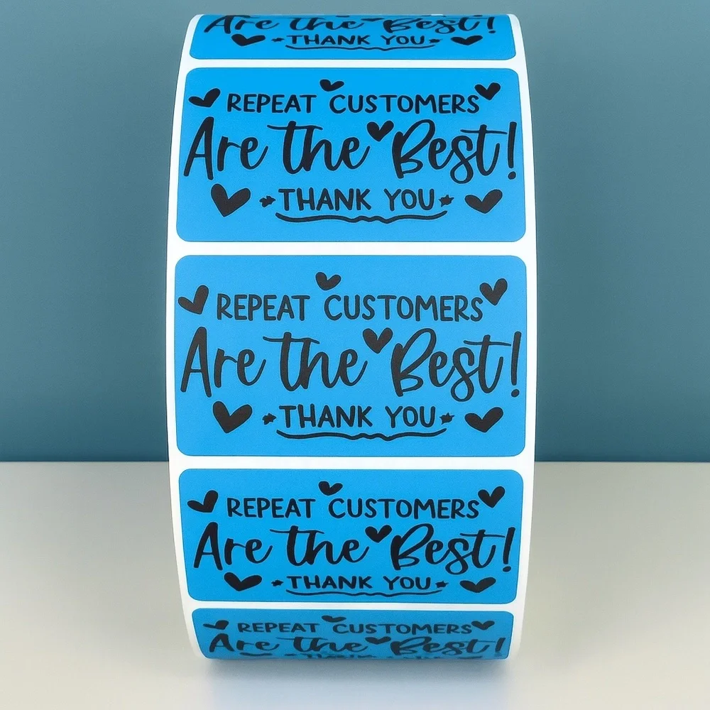 Repeat Customers Are the Best Stickers – Thank You Labels for Small Business